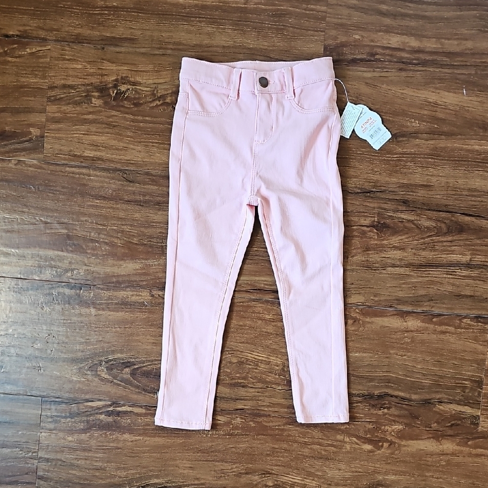 NWT Wonder Nation Toddler Girls Pink Jeggings Size 4T